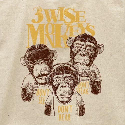 Ecobag Three Wise Monkeys
