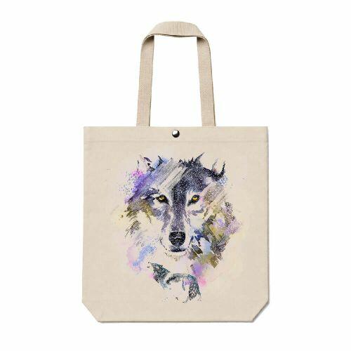 Ecobag Watercolor Wolf