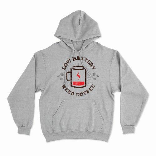 Moletom Com Capuz Coffee Battery