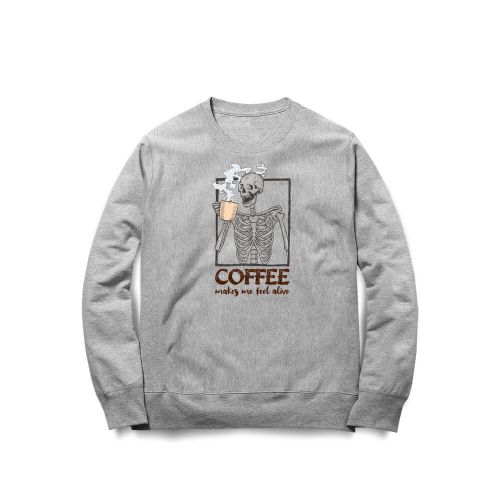 Moletom Coffee Makes Me Feel Alive