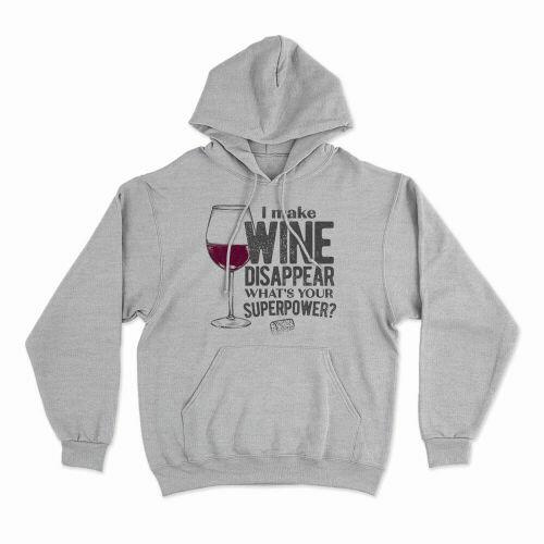 Moletom Com Capuz Wine Disappear