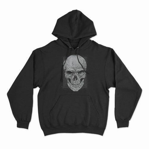 Moletom Com Capuz Skull Frame