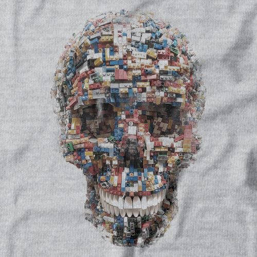 Moletom Com Capuz Skull Parts