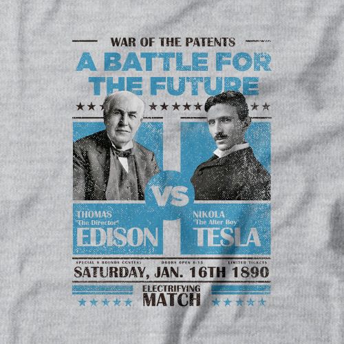 Moletom Com Capuz Edison vs Tesla