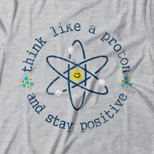 Moletom Com Capuz Think Like A Proton