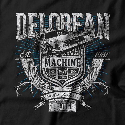 Moletom Com Capuz Delorean Time Machine