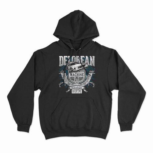 Moletom Com Capuz Delorean Time Machine