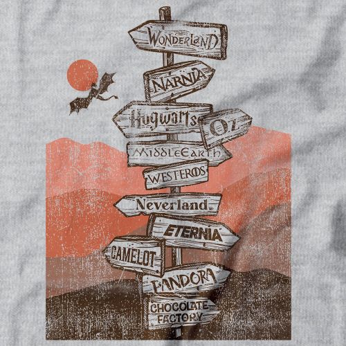 Moletom Com Capuz Fantasy Places