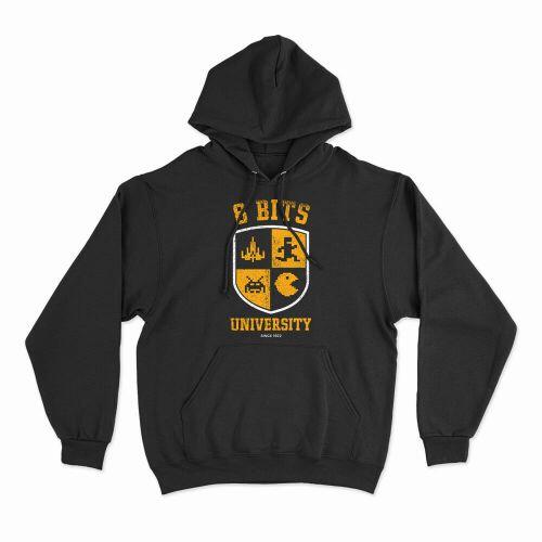 Moletom Com Capuz 8 Bits University