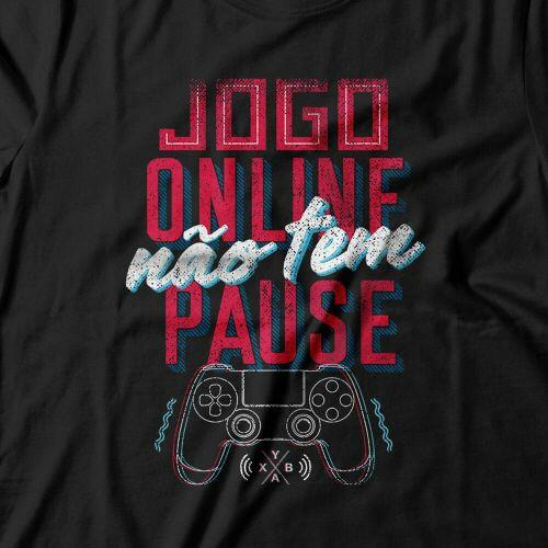 Moletom Jogo Online N�o Tem Pausa