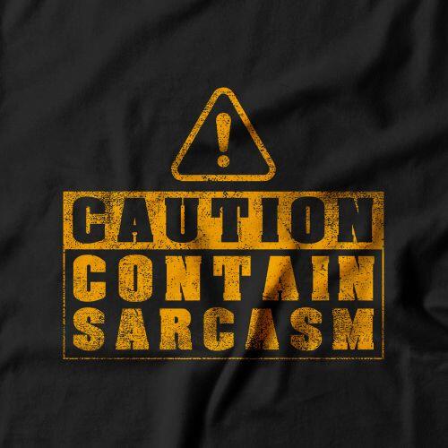 Moletom Com Capuz Contain Sarcasm