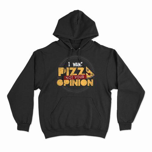 Moletom Com Capuz I Want Pizza