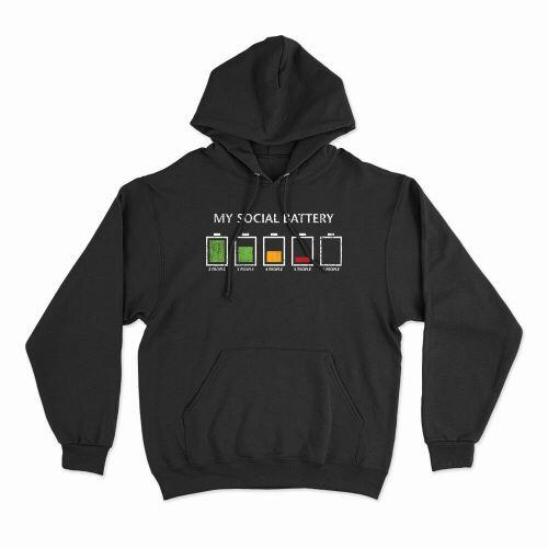 Moletom Com Capuz Social Battery