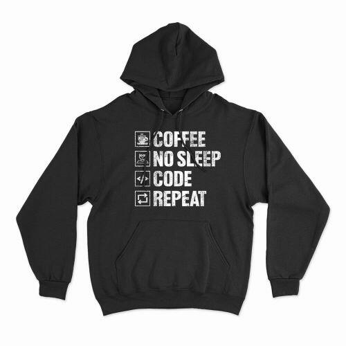Moletom Com Capuz Code Repeat