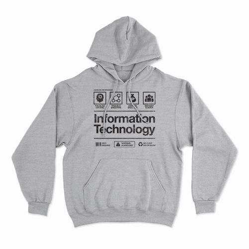 Moletom Com Capuz Information Technology