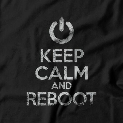 Moletom Com Capuz Keep Calm And Reboot