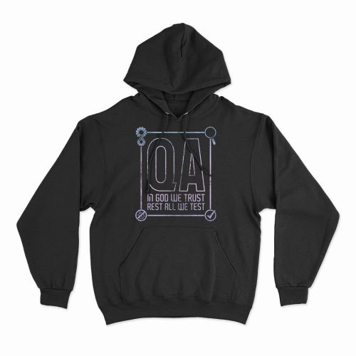 Moletom Com Capuz QA We Test