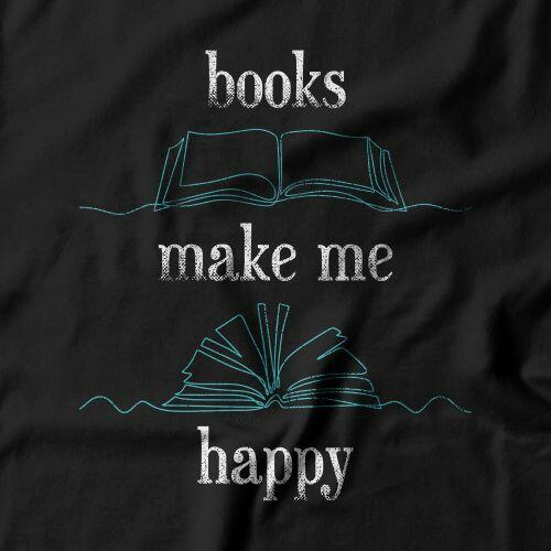 Moletom Com Capuz Books Make Me Happy