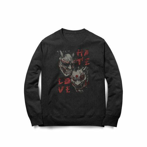 Moletom Hannya Hate Love