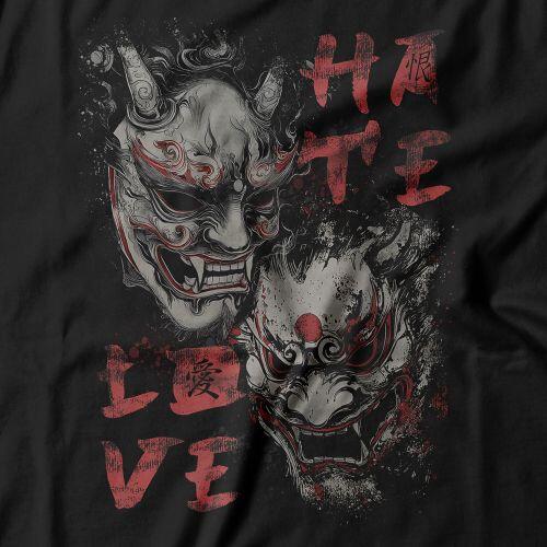 Moletom Hannya Hate Love