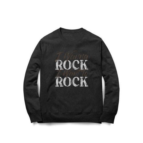 Moletom I Wanna Rock