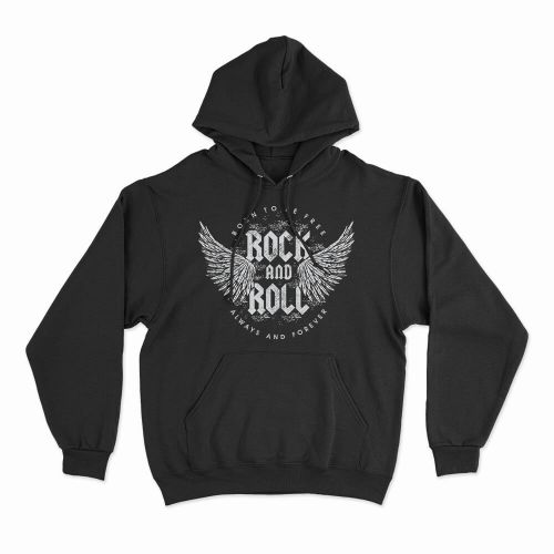 Moletom Com Capuz Rock And Roll
