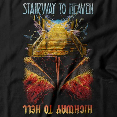 Moletom Com Capuz Stairway To Heaven Or Highway To Hell