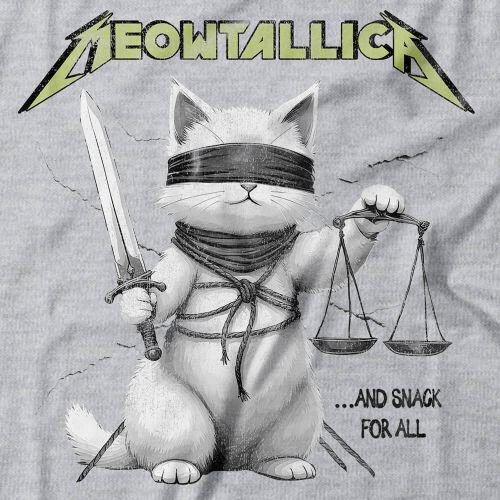 Moletom Com Capuz Meowtallica