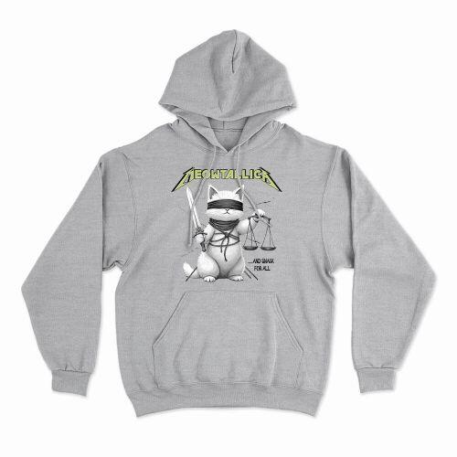Moletom Com Capuz Meowtallica
