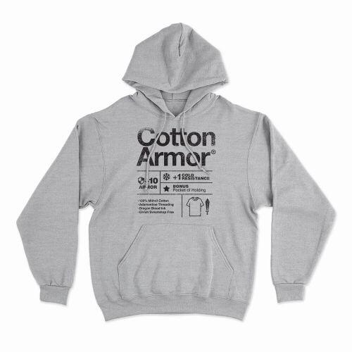 Moletom Com Capuz Cotton Armor