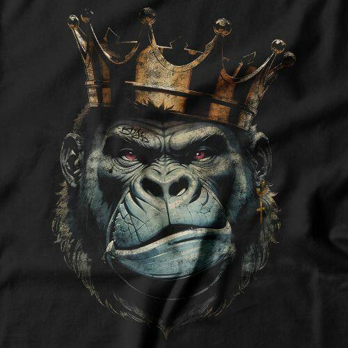 Moletom Com Capuz Gorilla King