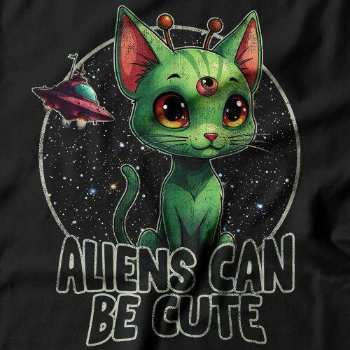 Moletom Com Capuz Aliens Can Be Cute