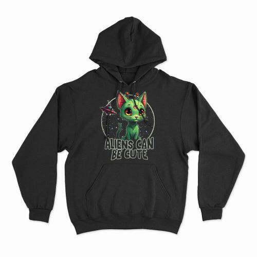 Moletom Com Capuz Aliens Can Be Cute