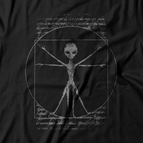 Moletom Com Capuz Vitruvian Alien