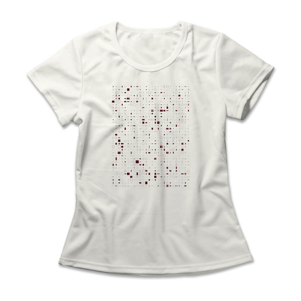Camiseta Feminina Squares Pattern