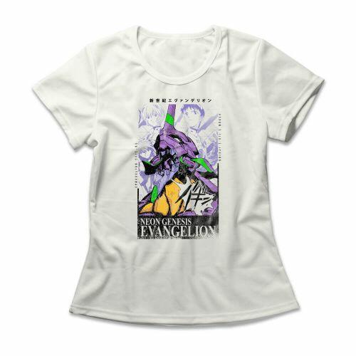 Camiseta Feminina Neon Genesis Evangelion