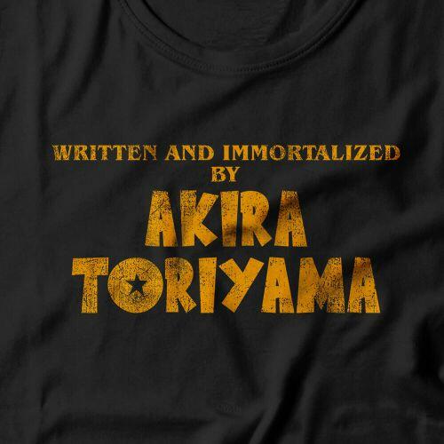 Camiseta Feminina Written And Immortalized By Akira Toriyama