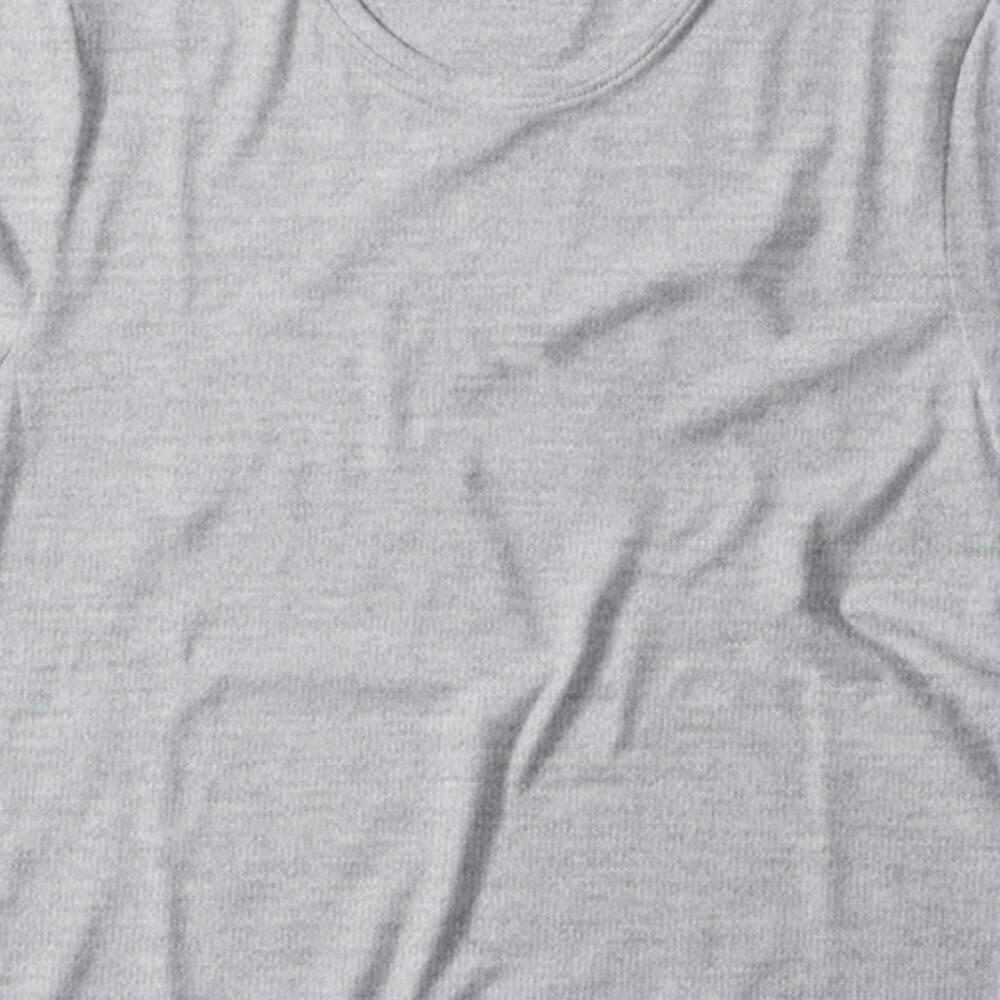 Camiseta Feminina Básica Mescla Cinza