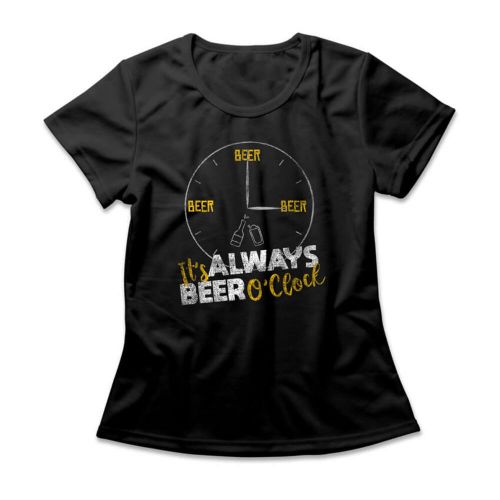 Camiseta Feminina Beer O' Clock