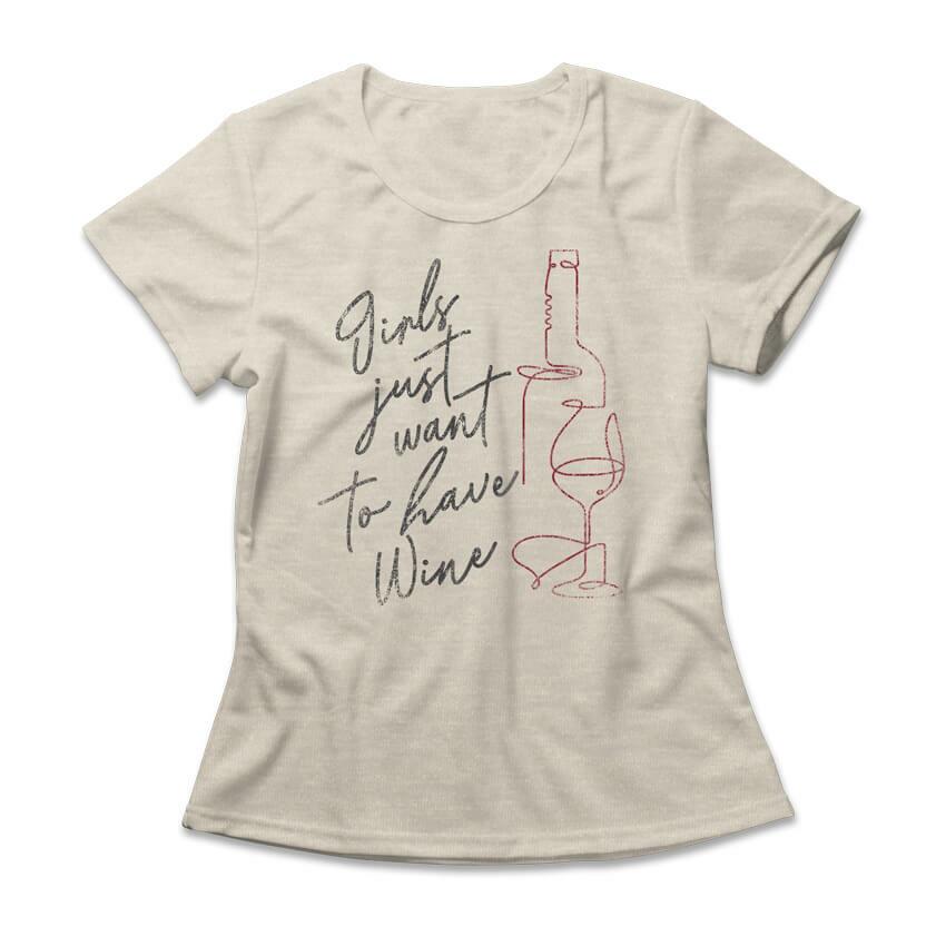 Camiseta Feminina Girls Have Wine