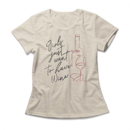Camiseta Feminina Girls Have Wine