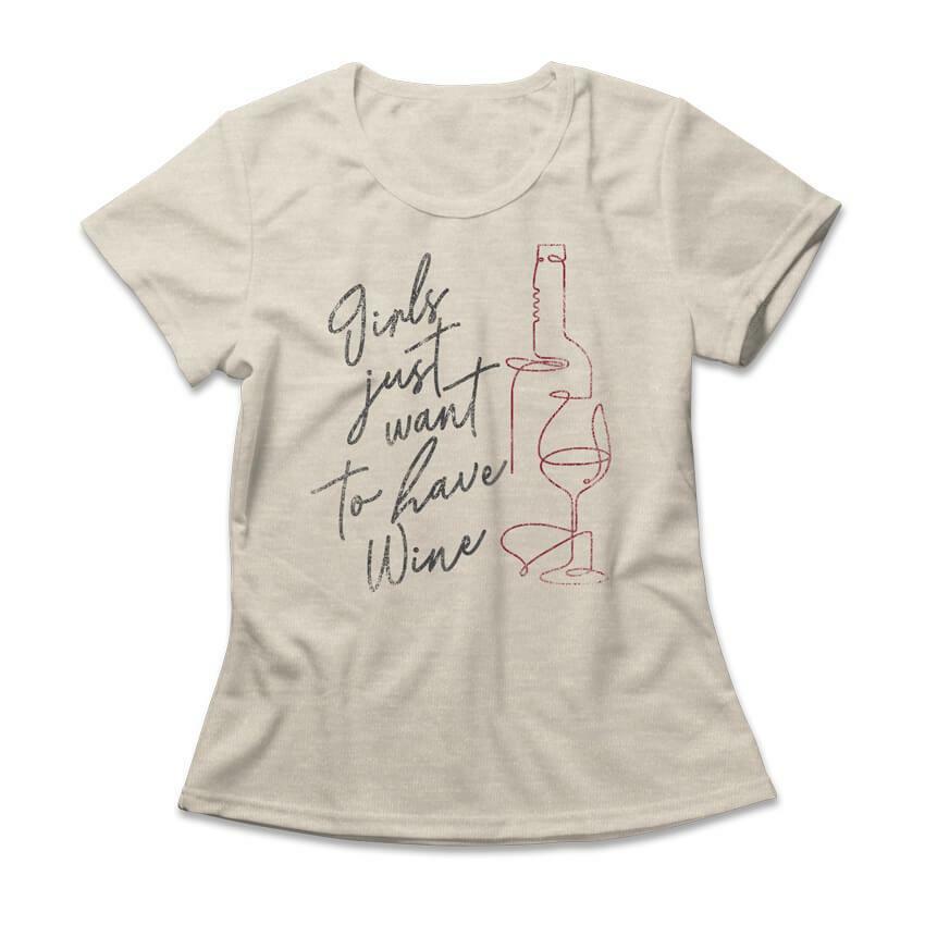 Camiseta Feminina Girls Have Wine