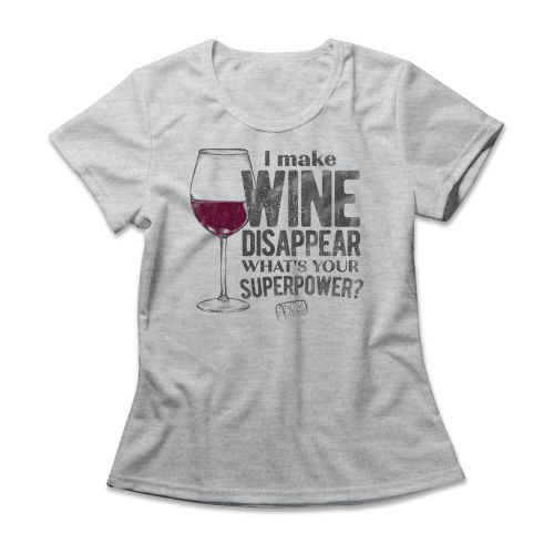 Camiseta Feminina Wine Disappear