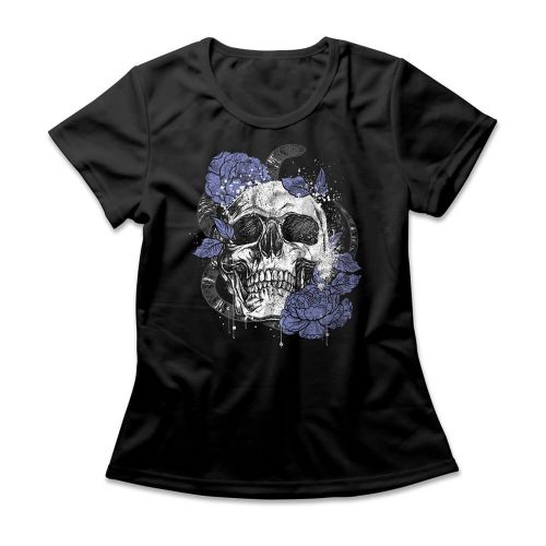 Camiseta Feminina Skull Nature