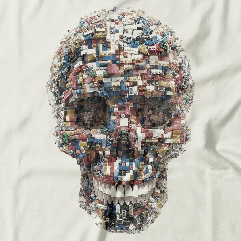 Camiseta Feminina Skull Parts
