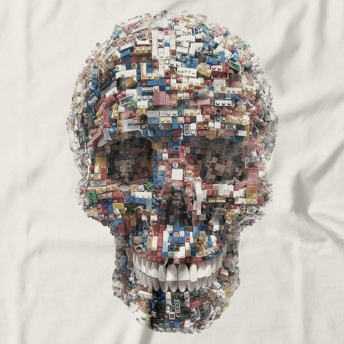 Camiseta Feminina Skull Parts