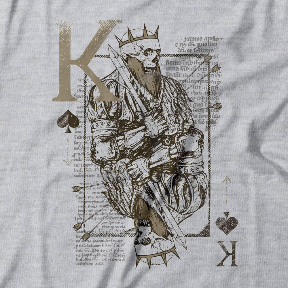 Camiseta Feminina Skull Playing Card