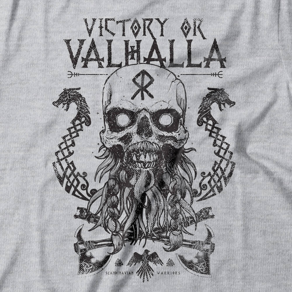 Camiseta Feminina Viking Skull