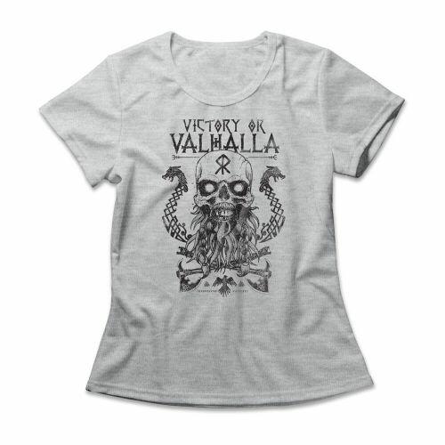 Camiseta Feminina Viking Skull