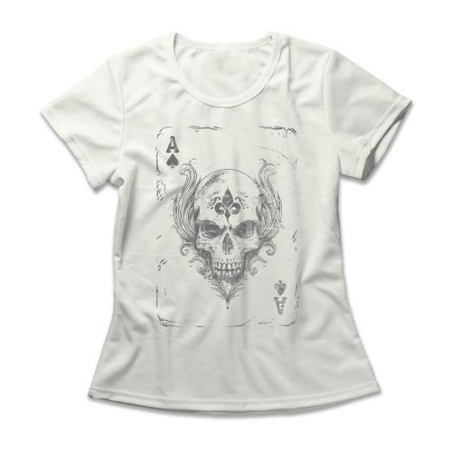 Camiseta Feminina Ace Skull
